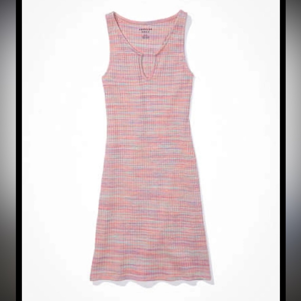 American Eagle Outfitters Women's Multicolor Striped Mini Dress